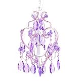 Tadpoles Three Bulb Chandelier in Lavender Topaz by Tadpoles [並行輸入品]