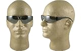 Starlite SM Safety Glasses - Gray Temple - Silver Mirror Lens by Gateway