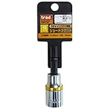 (業務用6個セット) TRAD 電動ドリル用ショートソケット 【サイズ：12mm】 六角軸 18Vインパクト対応 TDST-12 〔DIY用品/大工道具〕 スポーツ レジャー DIY 工具 その他のD