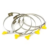 Big Horn 11714PK 4-Inch Right Hand Bridge Clamps, 5-Pack by Big Horn