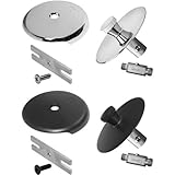 キニー製造130285キニークイックで。でをカバー。浴槽ストッパートリムキット - ポリッシュクローム