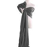 Domybest 新生児 ベビースリング 赤ちゃん 抱っこ紐 ベビーキャリア 8色選べる (グレー)