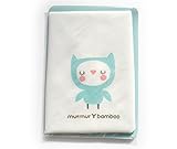 赤ちゃんハンカチ ベビーハンカチ デリケートな皮膚に 自然/ 無蛍光 / 無漂白 / 抗菌性 / 抗臭性 / 高吸収性 フクロウ グリーン