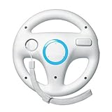 Generic Wiiリモコンゲーム用ステアリングマリオカートレーシングホイール ホワイト