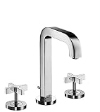 Hansgrohe(ハンスグローエ) アクサーチッテリオ 3ホール洗面混合水栓 140 クロスハンドル (ハンスグローエ ジャパン公式・日本規格適合品)