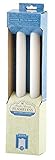 White 12 inch Flameless Taper Candles by Flipo