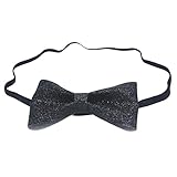 Lovoski 幼児　女の子　ヘッドバンド　ヘアリボン　ヘアバンド　ターバン　ファッション　贈り物　全8色 - ブラック