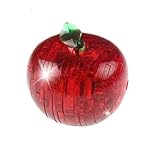 yjydada 3dクリスタルパズルキュートフルーツモデルDIYガジェットブロックBuilding Toyギフト レッド TZZ80113664_QJY