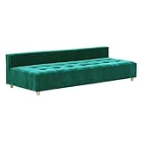 arne ベンチソファ ベンチ イス 背もたれ コーナーソファー ローソファー Baggy DX-armless 3×8 モケット ブルーグリーン