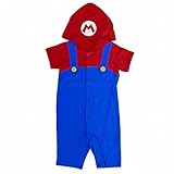 (バンダイ)BANDAI スーパーマリオ 半袖 カバーオール ベビー マリオ 70
