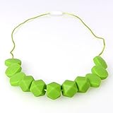 Lil' Jumbl Baby Teething Necklace | Organic Food Grade Silicone | BPA-Free (Green) [並行輸入品]