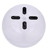 funnytoday365 Food Splatter Guard電子レンジanti-sputteringカバー磁気with Steam Vents Fits MostプレートBowls Platte