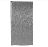 アスペクトPeel and Stick Backsplash BrushedステンレスLong Grainメタルタイルのキッチン、トイレ( 3 " x 6 "サンプル)