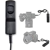 JJC Sony RM-SPR1 互換 シャッターリモコン Multi Connector リモートレリーズ リモートケーブル カメラ ケーブルレリーズ リモコンコード ソニー FX30 α9Ⅲ α7R V α7IV ZV-1 A6600 A6500 A6400 A6300 A7SIII A7RIV A7RII A7R A7III A9II DSC RX10 M7 M6 M5 M5A など適用