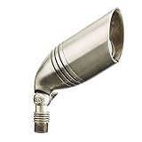 Best Quality Lighting LV07SLV Finished Outdoor Up Light with Clear Glass Shade, Stainless Steel [並行輸