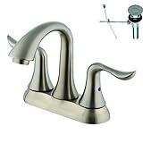 Yosemite Home Decor YPH3204VF-BNWD Two Handle Lavatory Faucet Brushed Nickel Finish [並行輸入品]
