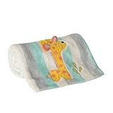 子羊＆アイビーディーナ毛布、はっぴジャングル