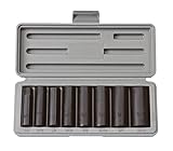 TEKTON 4835 3/8' Drive Deep Impact Socket Set, 3/8'-13/16', SAE, 8 Sockets [並行輸入品]