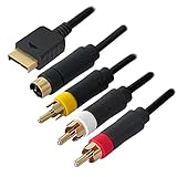 コロンバスサークル PS3/PS2/PS/PSone用 S+AVケーブル 2m バルク CC-P3SA-BK （パッケージなし）