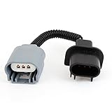 uxcell ライトソケット　ワイヤーハーネスソケット　H13セラミックソケット　ヘッドライトフォグ　HIDハロゲン用