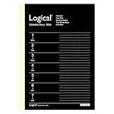 【2026年度版 手帳】 ナカバヤシ ロジカルダイアリー2026見開き2週間A／B6／ブラック NS-B604-26AD【PT1】
