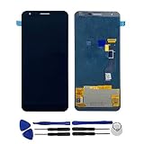 OYOG Google Pixel 3a XL G020C G020G G020F LCD 画面修理交換用 タッチパネル 液晶パネル ガラス スクリーン修理パーツ デジタイザ 修理工具セット付き(黒)