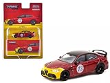 ターマックワークス 1/64 アルファロメオ ジュリア GTA レッド/イエロー TARMAC WORKS GIULIA ミニカーMiJo限定 [並行輸入品]