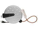 Designers Edge E215 30-Foot Metal Extension Cord Reel with Diamond Plate [並行輸入品]