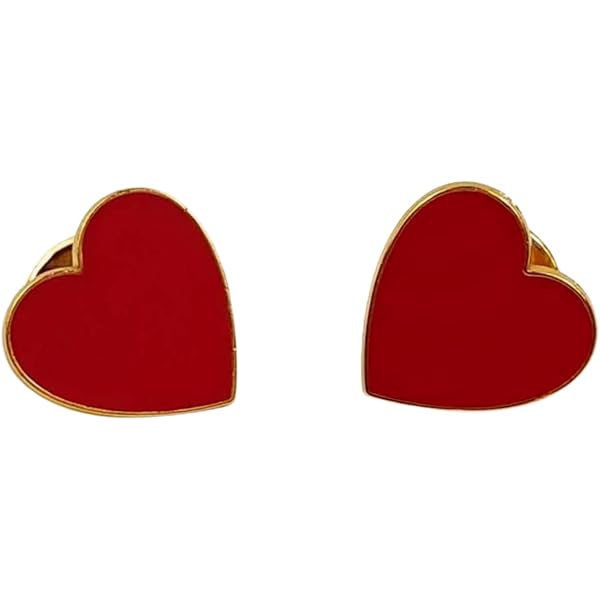 Amazon.co.jp: SunAge ハート ピンバッジ 大小2個セット かわいい