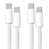 USB Type Cケーブル 【2M ２本セット PD対応 60W急速充電】 USB C to USB C 断線防止 iPhone 15、MacBook Pro、Matebook、iPad、Xperia、Galaxy等Type-c機種対応