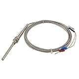 uxcell 6.7mm 熱電対センサープローブ ネジKタイプ