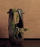 炭天 信楽焼 茶窯変手桶花入