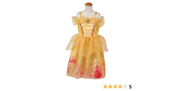 Amazon 国内販売正規品 ディズニー プリンセス おしゃれドレス ベル 100cm 110cm キッズコスチューム おもちゃ