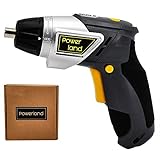 パワーランド(powerland) 電動ドライバー3.6V コードレス 正逆転 照明機能変形可能 充電器ビット4本付 S010