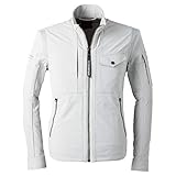 [ワークプロ] アイズフロンティア 通年 2WAY ストレッチ ジャケット 3570 作業服 作業着 色:シルバー サイズ:M