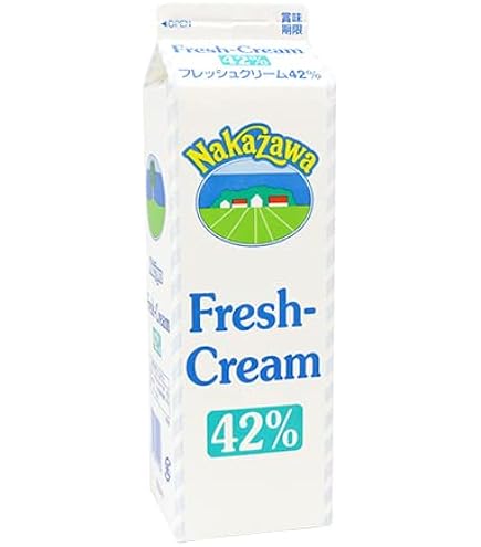 Amazon | 中沢乳業 北海道フレッシュクリーム47％ (1000ml） | 中沢