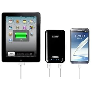 Anker Astro E5 15000mAhモバイルバッテリー 黒 iPhone5S、5C、5、4S/iPad Air/iPad Mini Retina/iPad Mini/iPad/iPod/Galaxy/Xperia/ASUS/Android/各種スマホ等対応 デュアルポート