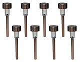 Brinkmann 822-1072-8 Round Mini Solar Stake Light Set in Copper [並行輸入品]