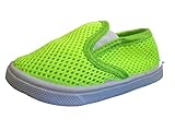 Skiddersメッシュスポーツ靴Slip OnライムグリーンSZ : 4 ( 12ヶ月)