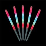 Alician LEDコットンキャンディGlow SticksライトUp点滅円錐Fairy Flossスティックforパーティー(ライトカラー: red2 +ブルー+グリーン)