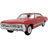 KiNSMART 1/43 1967 シボレーインパラ プルバックミニカー (赤)