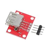 Dovewill ブレイクアウト　基板　 5V　２個　USB Type A　メス コネクター　
