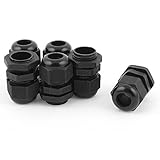 uxcell ケーブルグランド　コネクタ　PG11　ウォータープルーフ　プラスチック　 5-10 mm　ワイヤ　6本入り