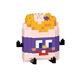 Elegrafy Happy Food かわいいフードシリーズ ミニブリック マイクロ組み立てキット おもちゃ 卓上オーナメント ナノキッズ対応 (スイートタロウパイ)