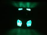 Kairaku車型ソーラー2×2LED（4LED） 緑色『点滅タイプ』道路鋲、路肩鋲、階段ランプ【 省エネ 】【 耐久性 】アルミ合金車庫駐車場