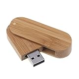 Bolayu Rotation Wood USB2.0 4GB Flash Storage Drive Memory Stick [並行輸入品]