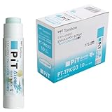 トンボ鉛筆 スティックのり (香り付き) PiTハイパワー アロマ フレッシュフローラル (強力・スピード粘着) Sサイズ (10g) 10本 PT-TPK03-10P