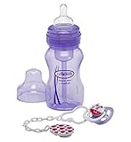 Dr Brown's Special Edition Soother Gift Set- Purple - 紫色の設ドクターブラウンの特別版のおしゃぶりの贈り物 (Dr Brown's) [並行輸入品