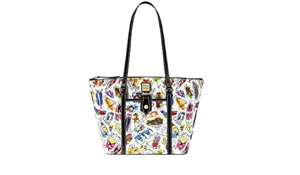Amazon ドゥーニー バーク インク ペイント トートバッグ 鞄 ディズニーテーマパーク限定 クラシック キャラクター Disney Ink Paint Tote By Dooney Bourke アニメ 萌えグッズ 通販