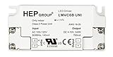 ROBERTSON 3P30073 LMVC6BUNI LED Driver, 3-6 Watt, 100-120Vac Input 630-770mA Constant Current, 4-10V